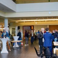 Aktives Networking in Vortragspause
